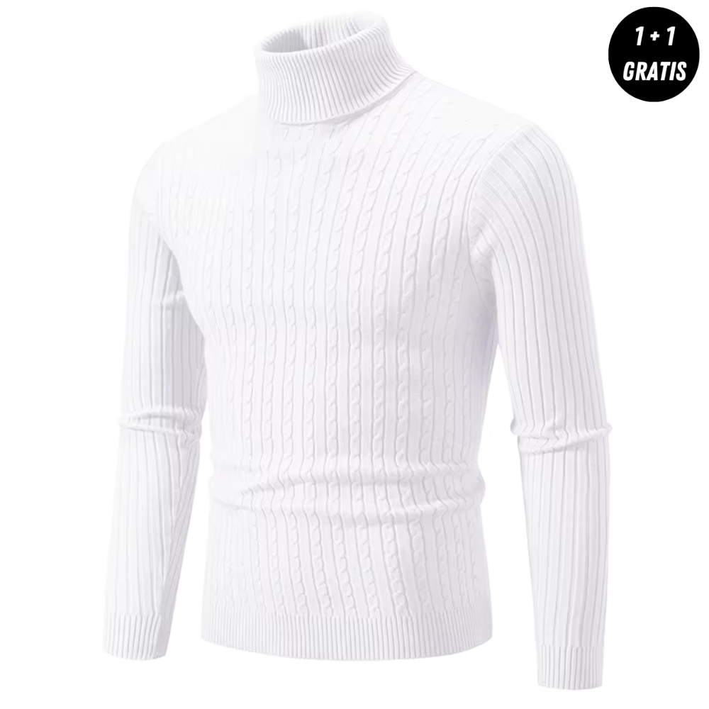 Mason - Warm Knit Turtleneck Sweater