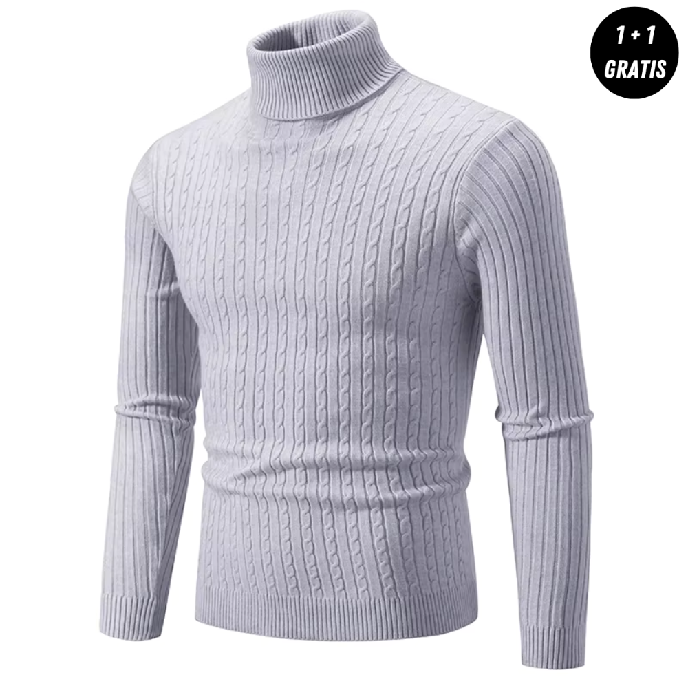 Mason - Warm Knit Turtleneck Sweater