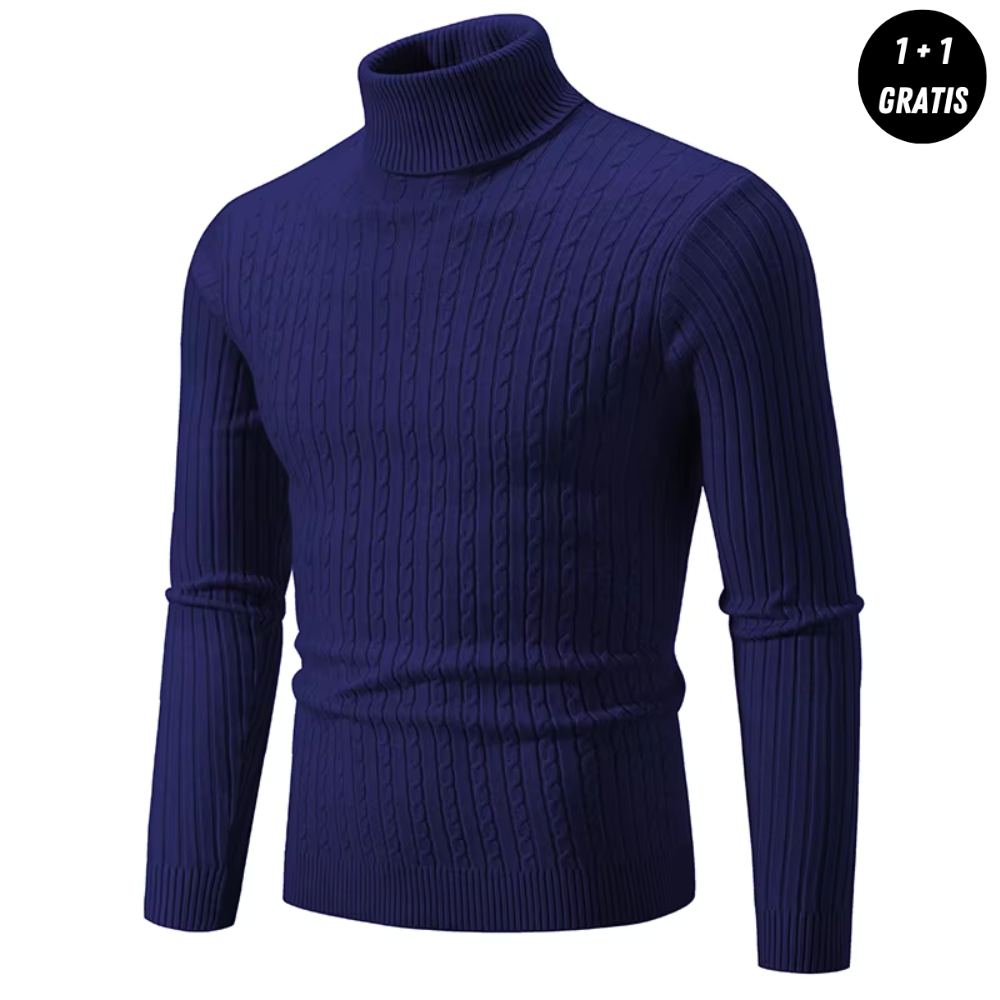 Mason - Warm Knit Turtleneck Sweater