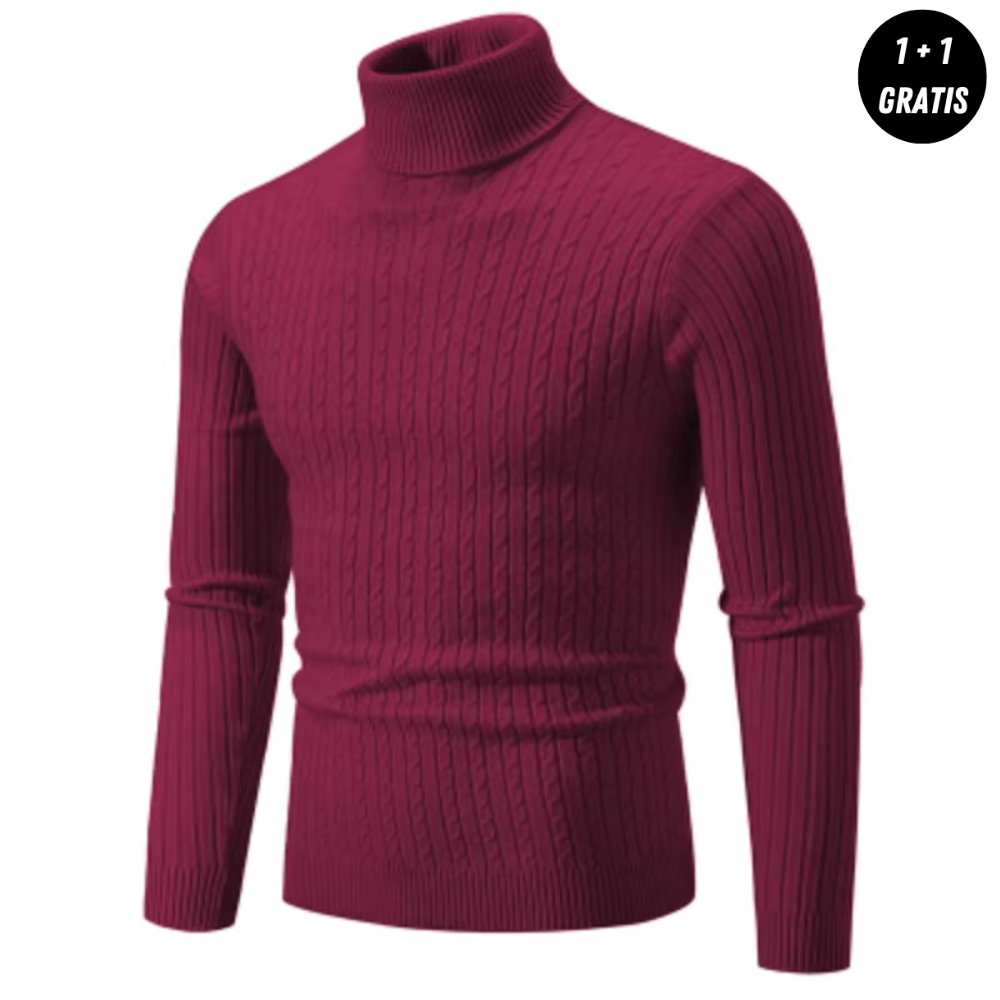 Mason - Warm Knit Turtleneck Sweater