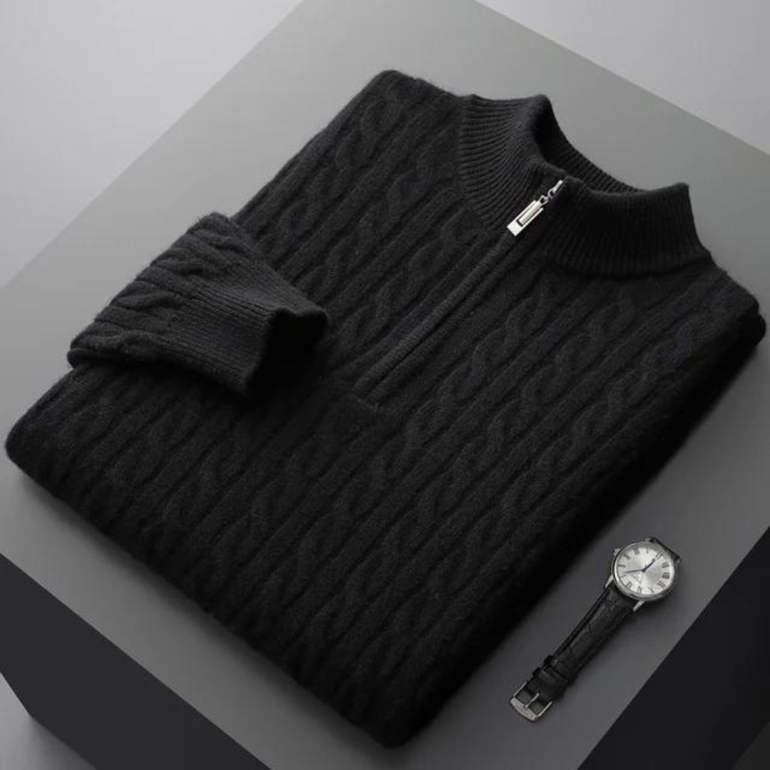 ClassyLondon™ | Woven Half Zip