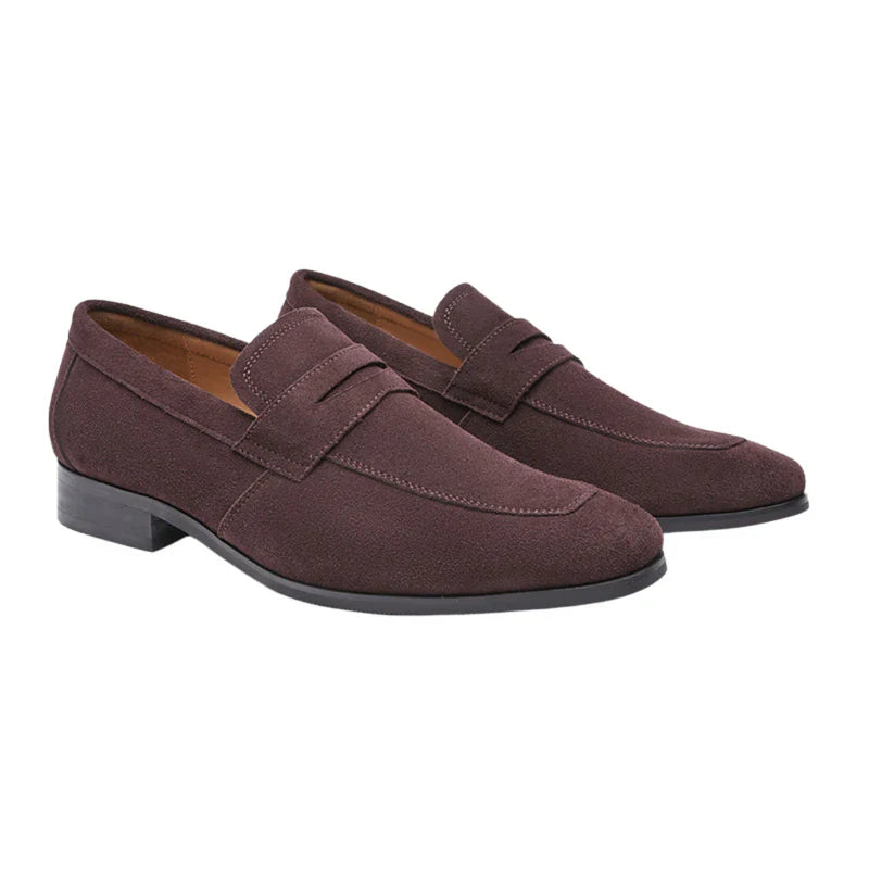 ClassyLondon™ | Suede Penny Loafers