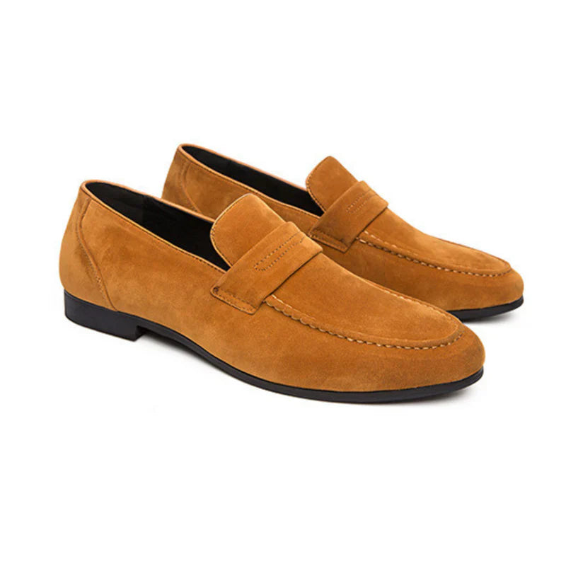 ClassyLondon™ | Suede Penny Loafers