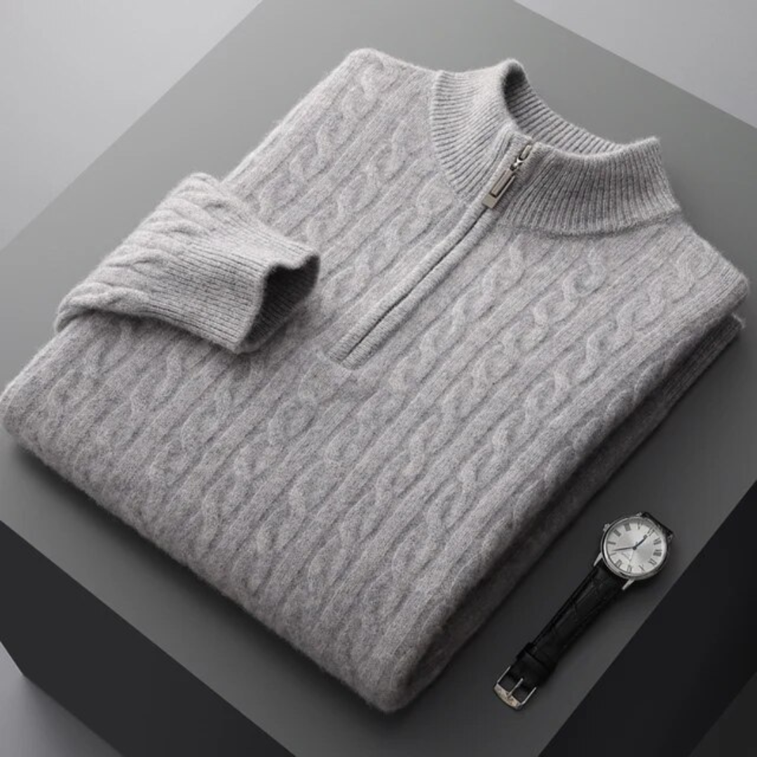 ClassyLondon™ | Woven Half Zip