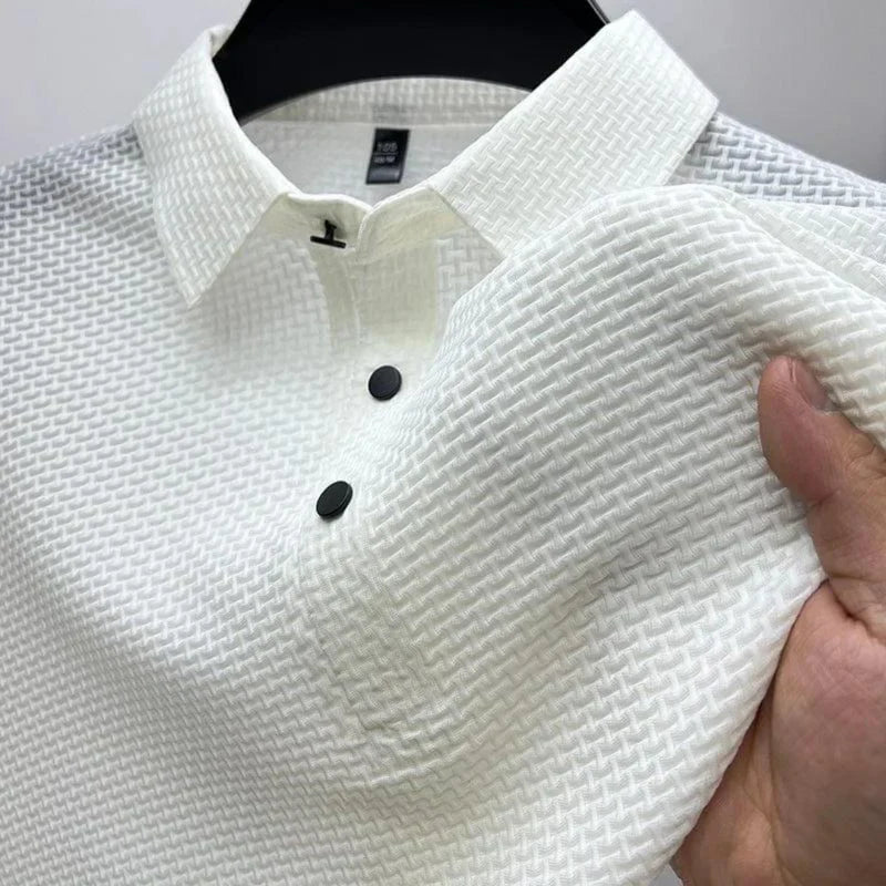 ClassyLondon™ | Silk Polo (Anti-Wrinkle)