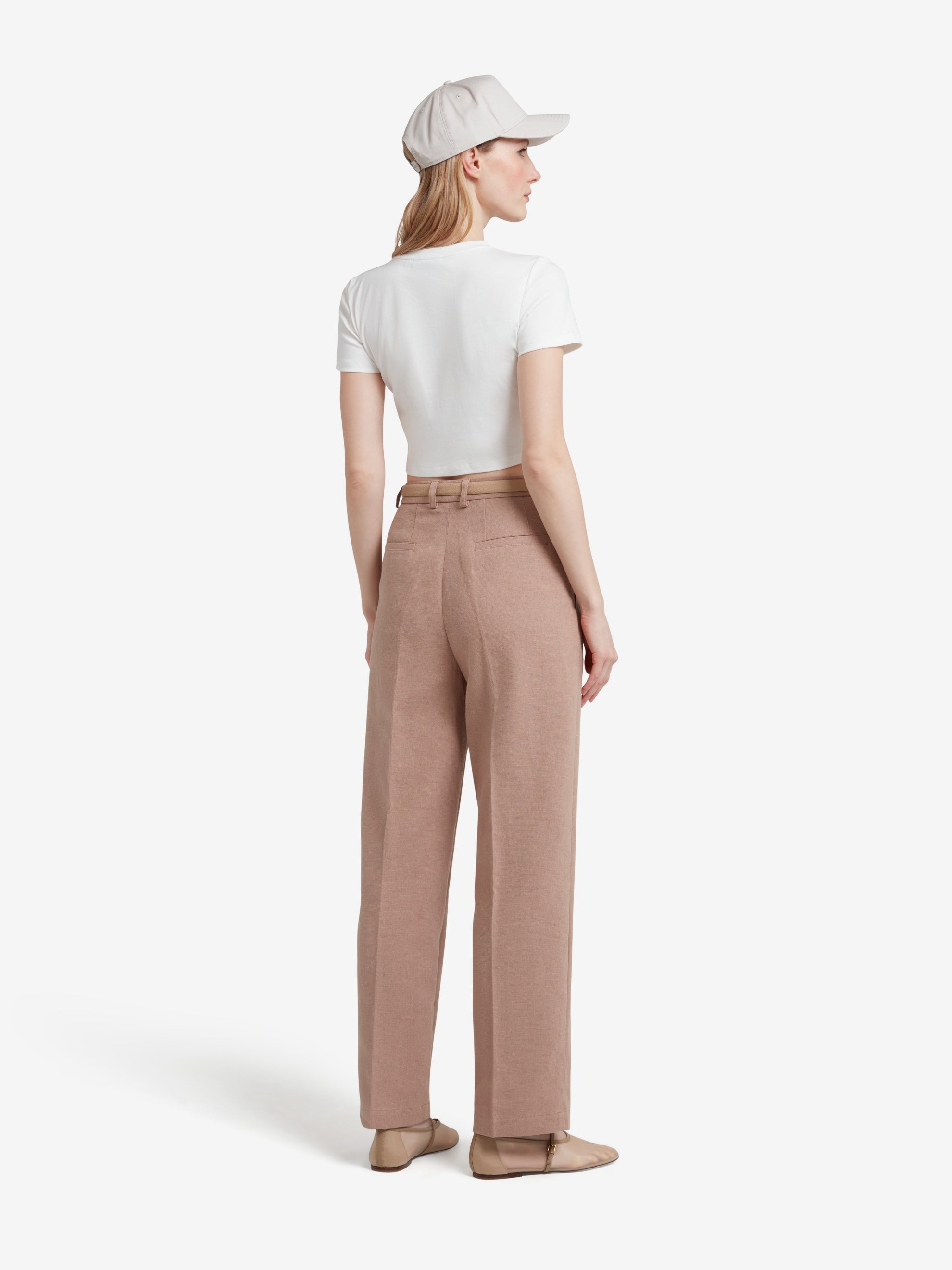 ClassyLondon™ |Leg Trousers - Beige