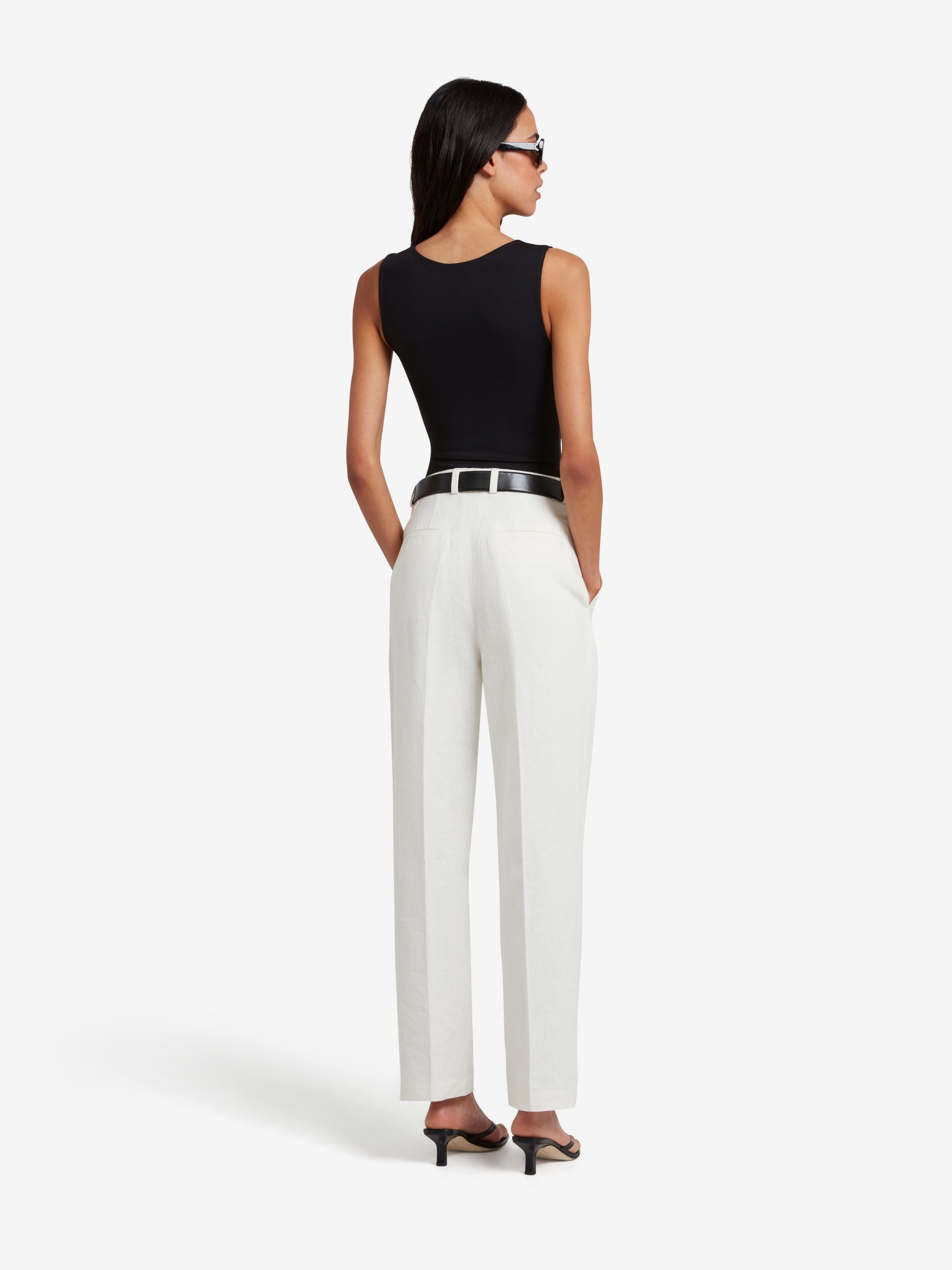 ClassyLondon™ |Leg Trousers - White