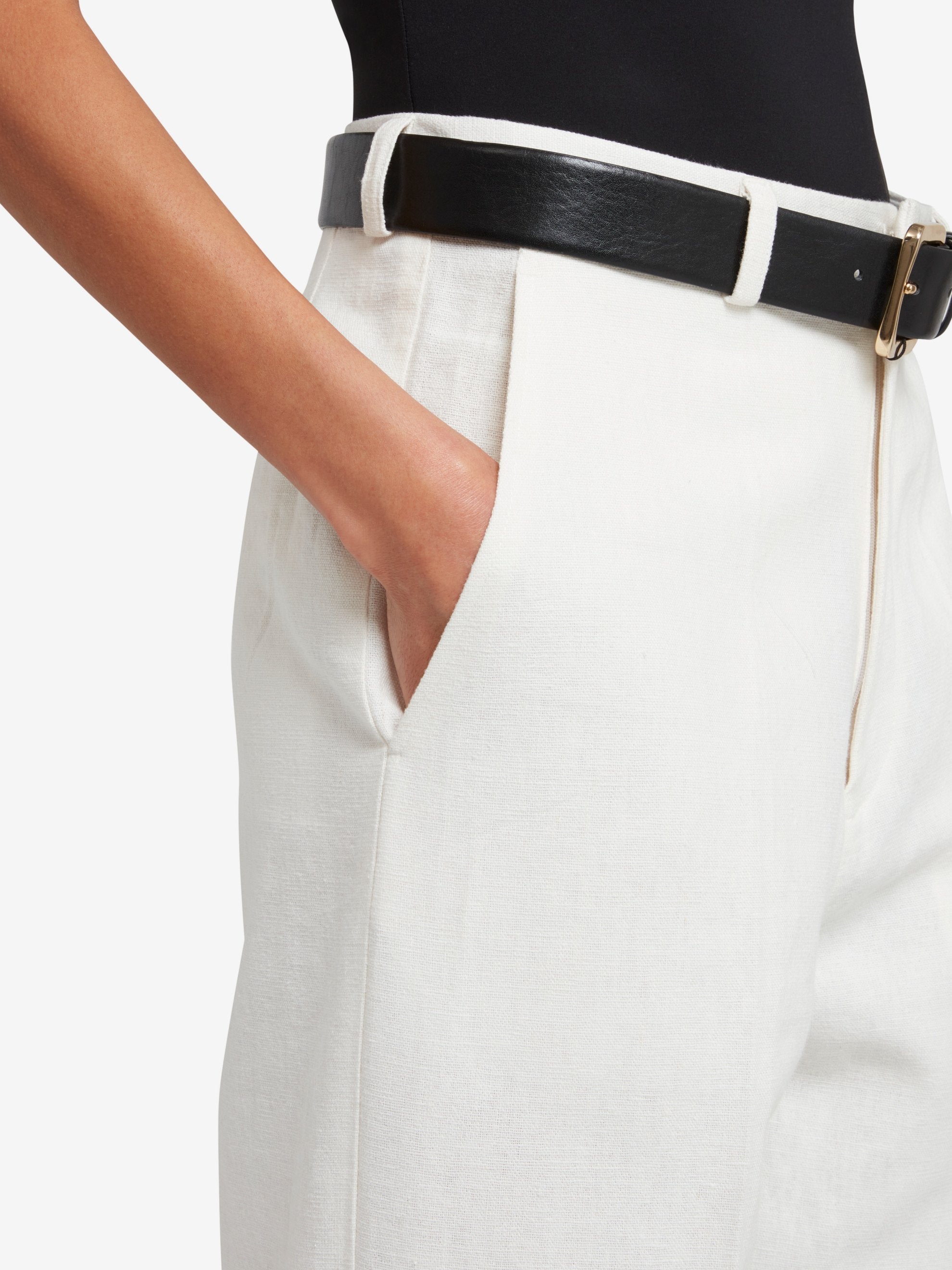 ClassyLondon™ |Leg Trousers - White